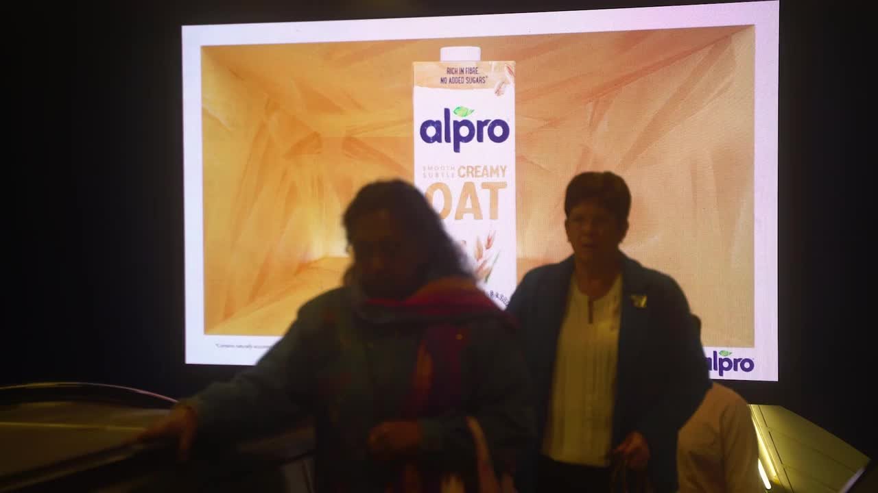 Alpro 3D anamorphic campaign
